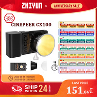 ZHIYUN CINEPEER CX100 100W Pocket Video Light Handheld Led COB Light Photo Fill Light Photography Lighting