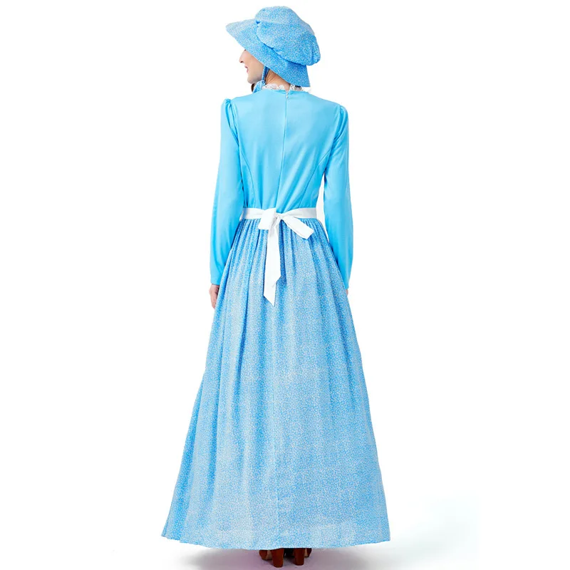 Loween Maid Dr Country Sle تنورة طويلة المئزر مزرعة خمر زي الملابس النسائية المرحلة العرقية زي Hanfu