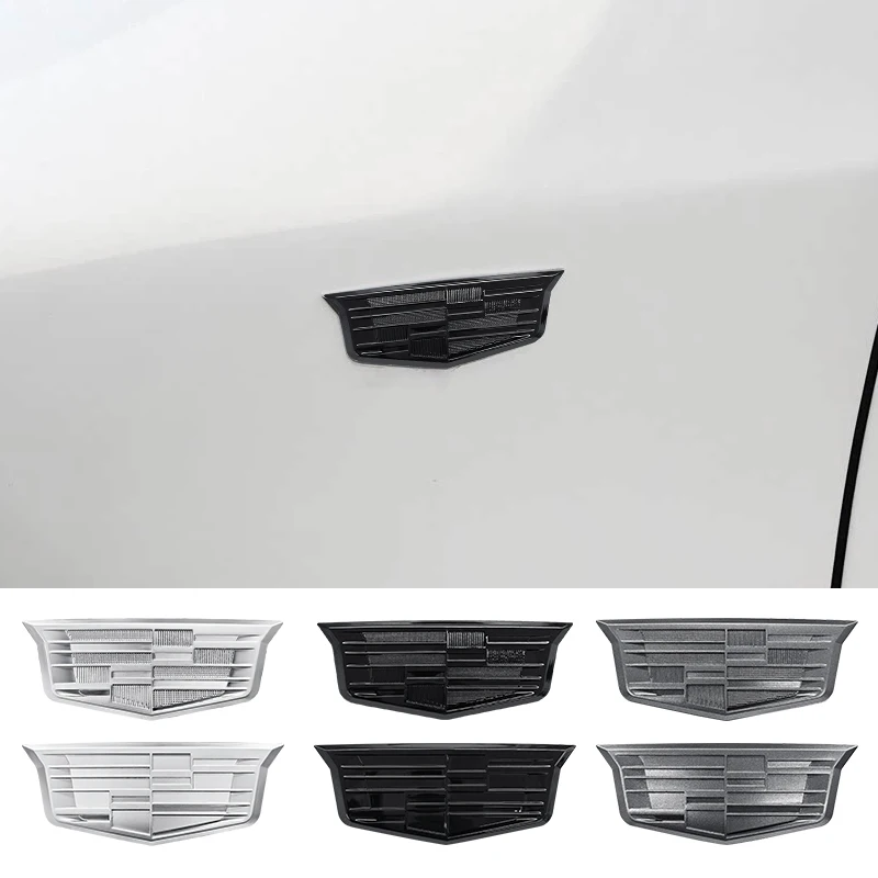 

ABS Car Styling Side Window Emblem Sticker for Cadillac Seville XT4 CT5 ATS SLR STS EXT CTS Escalade Coupe Auto Decal Decoration