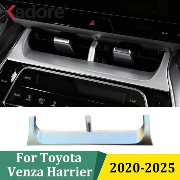 

Для Toyota Venza Harrier 2020 2021 2022-2025 центральное управление, вентиляционное отверстие для кондиционера, накладка, молдинг, аксессуары для интерьера