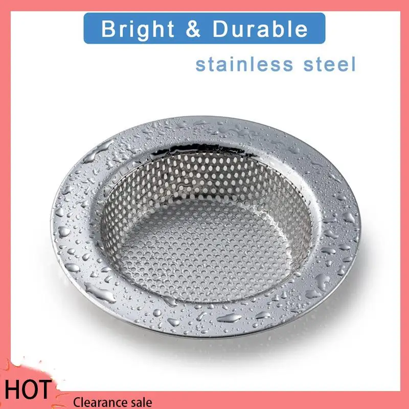 

A88Z 4.5 Inch Stainless Steel Sink Strainer Stainless Steel Sink Drain Basket 4 Piece Set For Kitchen Sink Drain Basket