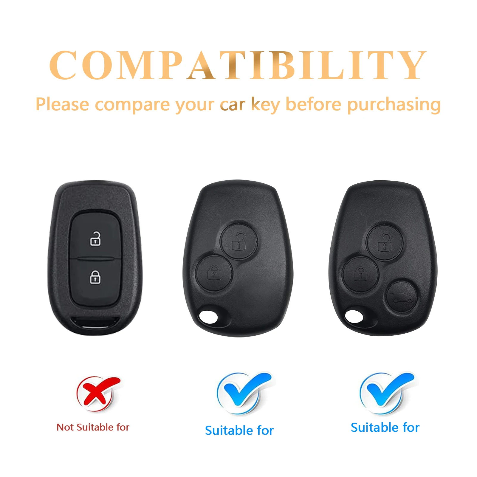 TPU Car Auto Keyless Key Fob Case Shell Remote Cover for Renault Megane Modus Espace Laguna Duster Logan DACIA  Trafic Vivaro