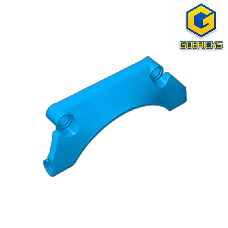 Gobricks GDS-1518 Technical, Panel Car Mudguard Arched 9 x 2 x 3 Straight Top compatible lego 42531 pieces of children\'s toys