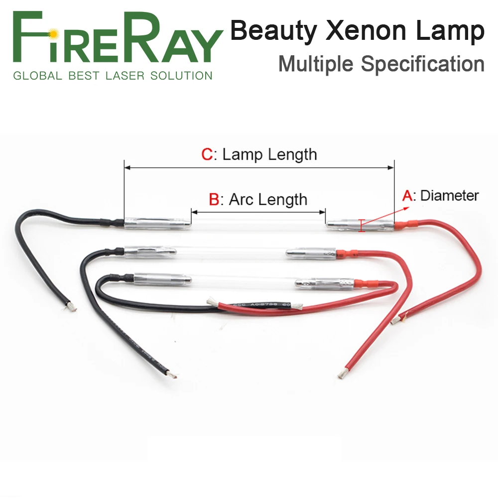 FireRay Laser Xenon Lamp For IPL Hair Removal Freckle OPT Medical Machine Beauty Apparatus Parts E-light Xenon Flash Lamp