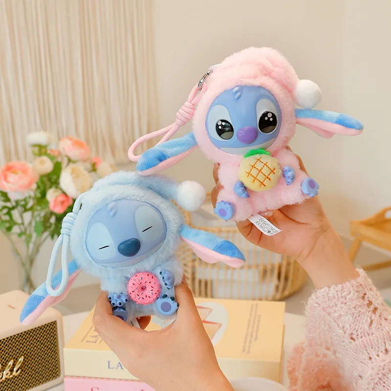 Cute Stitch Plush Doll Series PVC Blind Box Pendant Doll Mysterious Blind Box Toy Anime Movie Peripheral Plush Doll Decoration