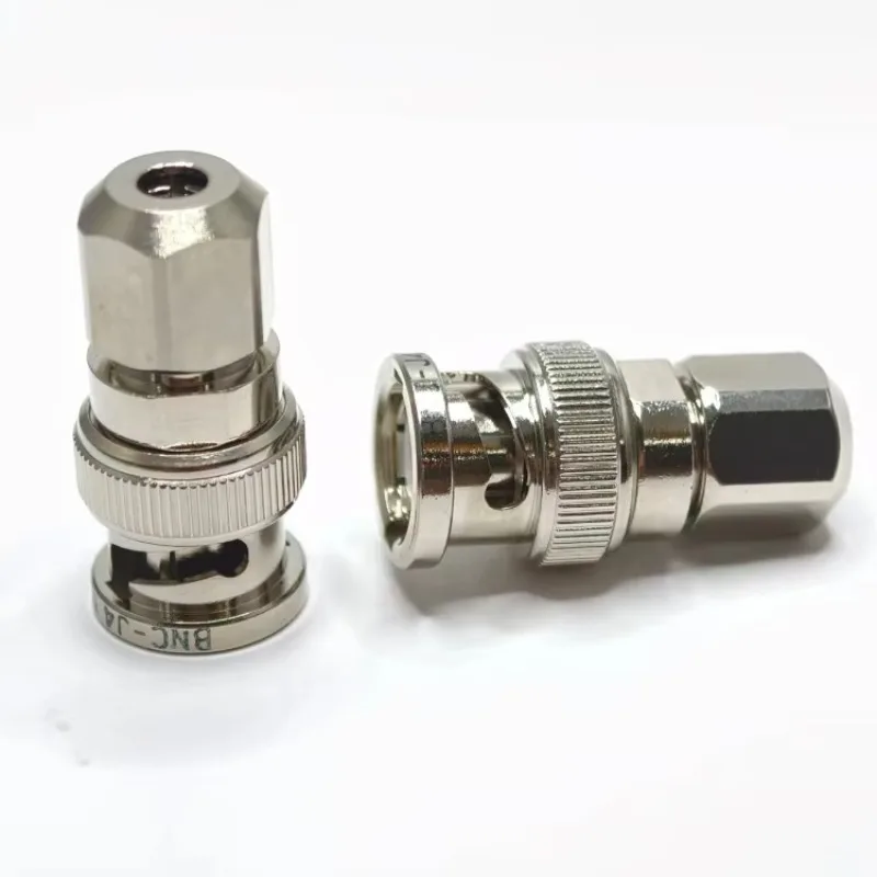 Factory Direct BNC-J4 Quick Mating RF Connector, Coaxial Plug For Electronic Circuit Signal Transmission Connectors