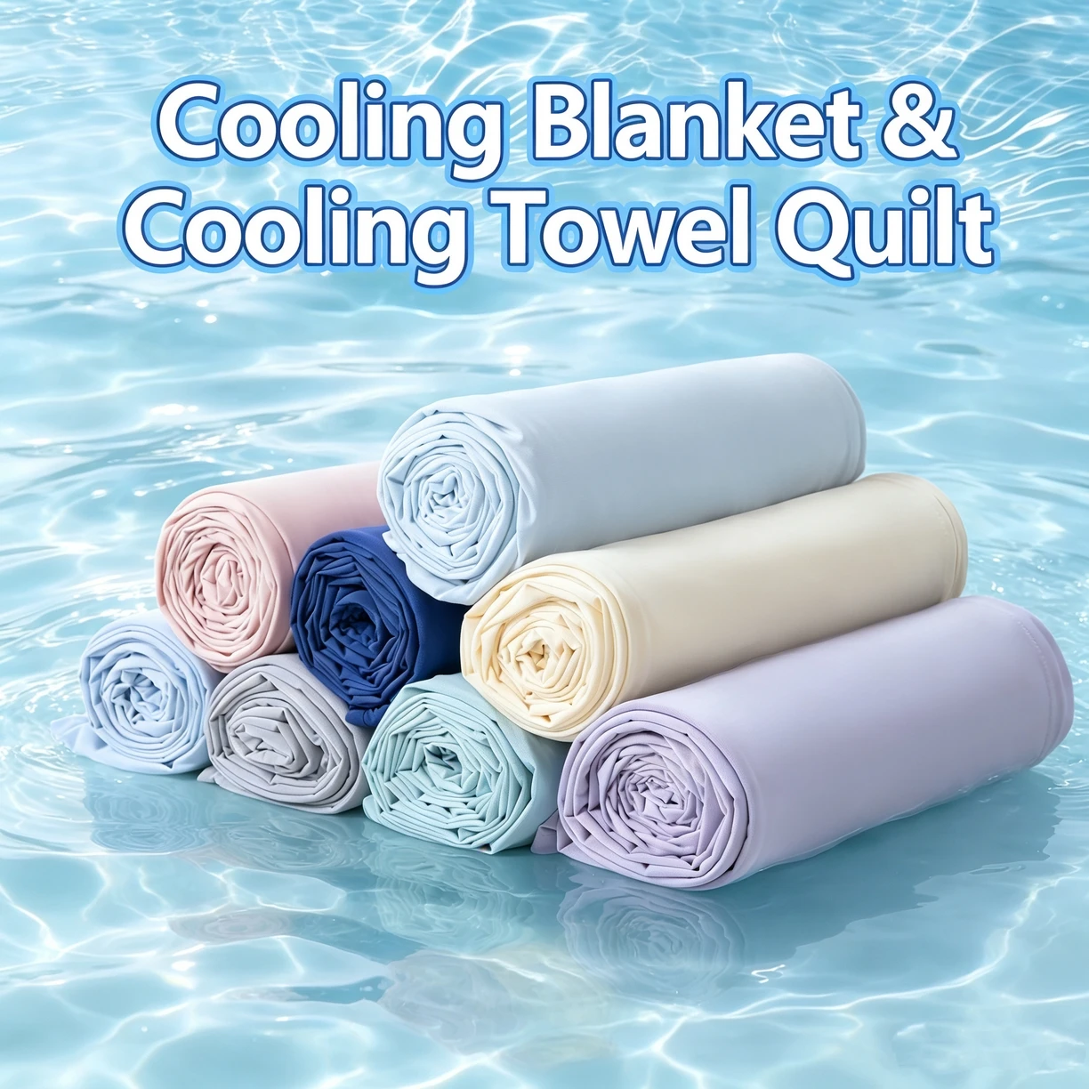 Solid Cooling Silk Feeling Bed Sheet with Moisture - Absorbing and Breathable Features Instant Cool Sensation