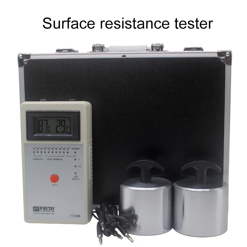 Anti-static Surface Resistance Tester 030B Heavy Hammer Surface Resistance Meter For Measuring Electrostatic Instrument