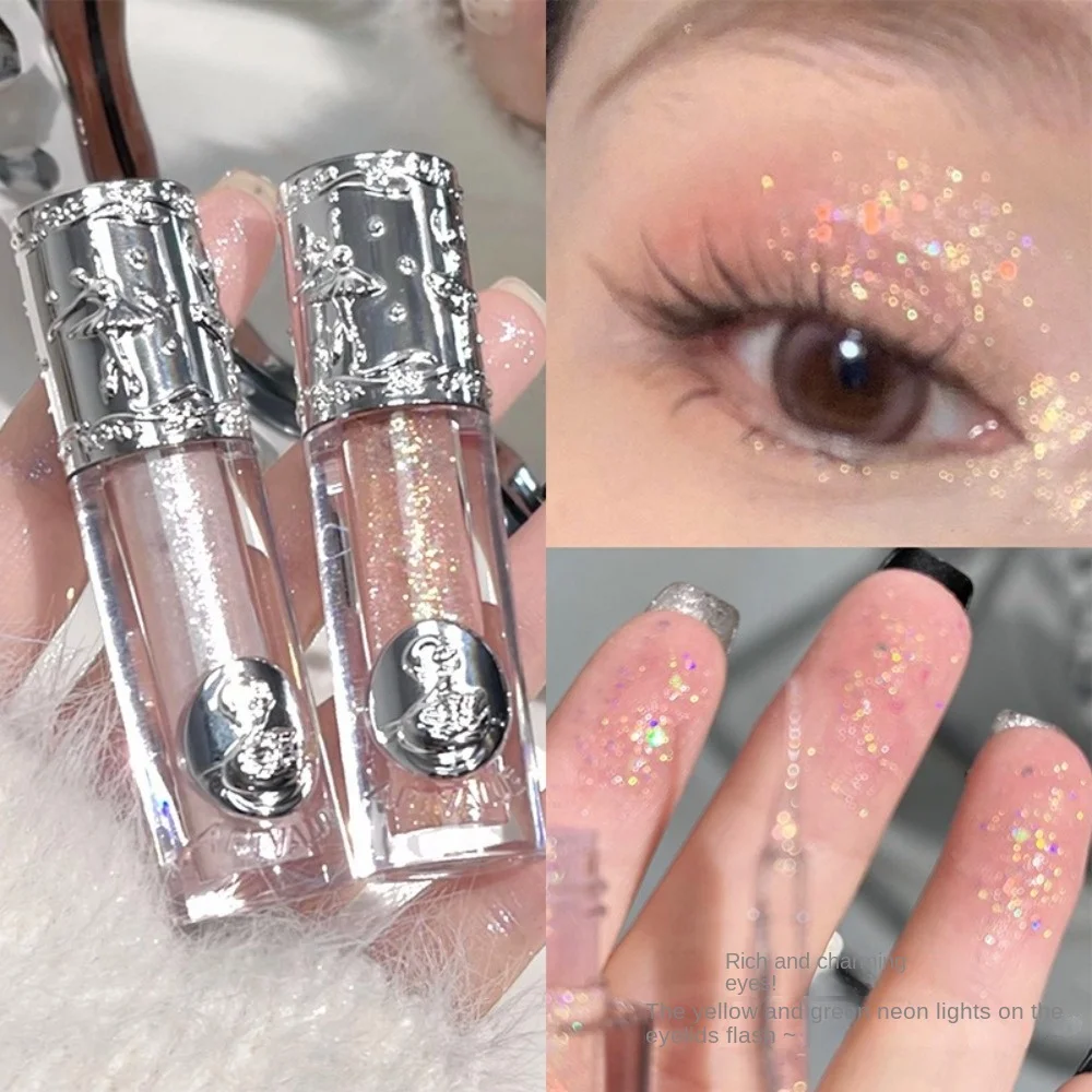 Fard à paupières liquide Art Value, multi-usages, paillettes fines, brillant, fard à paupières polyvalent, blush liquide Balletism, outil de maquillage pour les yeux