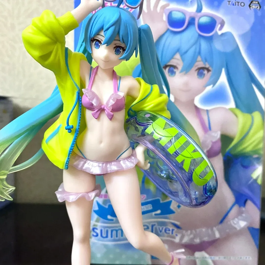 在庫タイトー風景四季夏服初音ミクミクビキニビーチ水泳サークルモデルのおもちゃギフト用