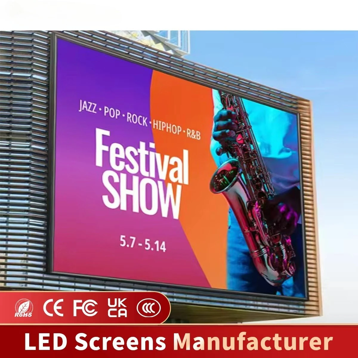 Outdoor Led Screen Outdoor LED Display Full Color LED Waterproof Advertising Screen Electronic Screen