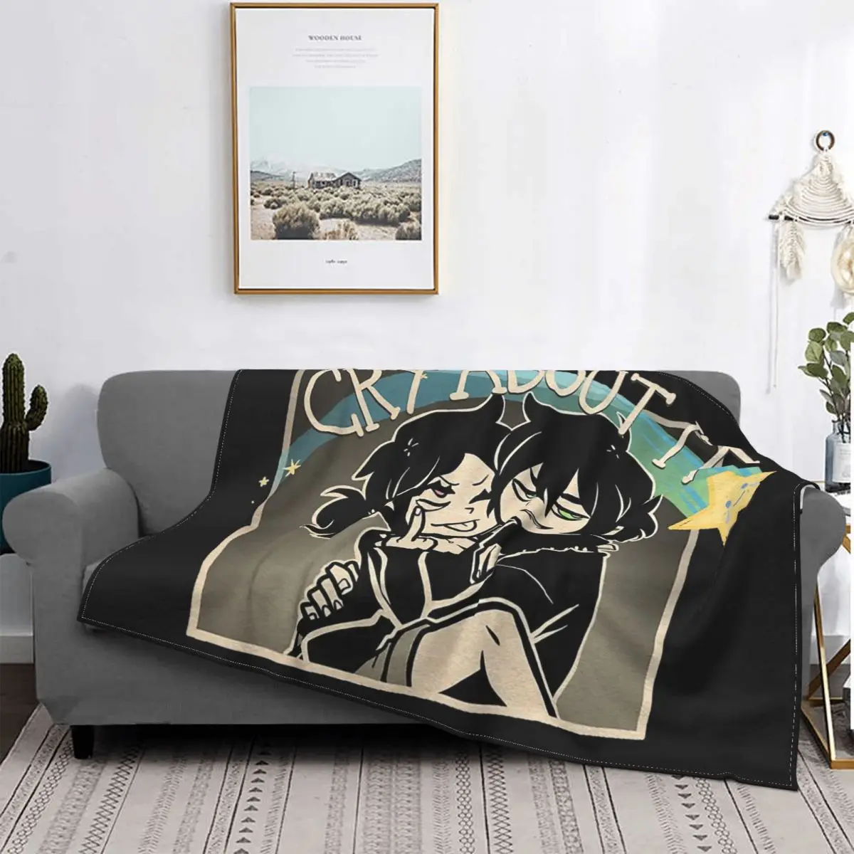 The Coffin Of Andy And Leyley Game Flannel Blanket Awesome Throw Blankets for Sofa Bedding Lounge 125*100cm Rug Piece