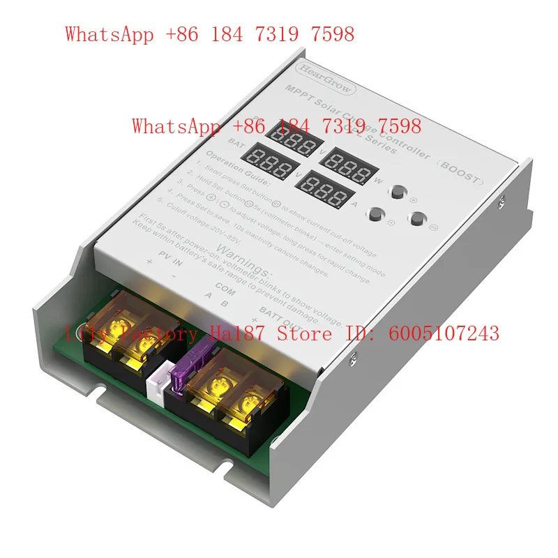 MPPT Solar Boost Controller 600W Electric Vehicle 24/36/48/60/72V Solar Charger