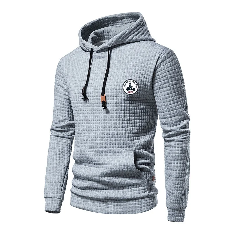 

Men's hooded sweatshirt, sporty pullover, new retro Harajuku long-sleeved pocket drawstring top, street men's clothing