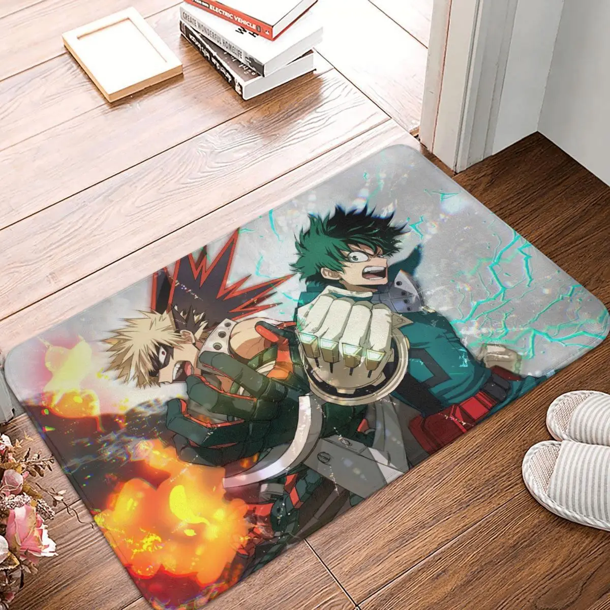 

Anime,My Hero Academia Doormat Rug carpet Mat Footpad Bath mat Non-slip toilet Balcony Parlor durable Washable