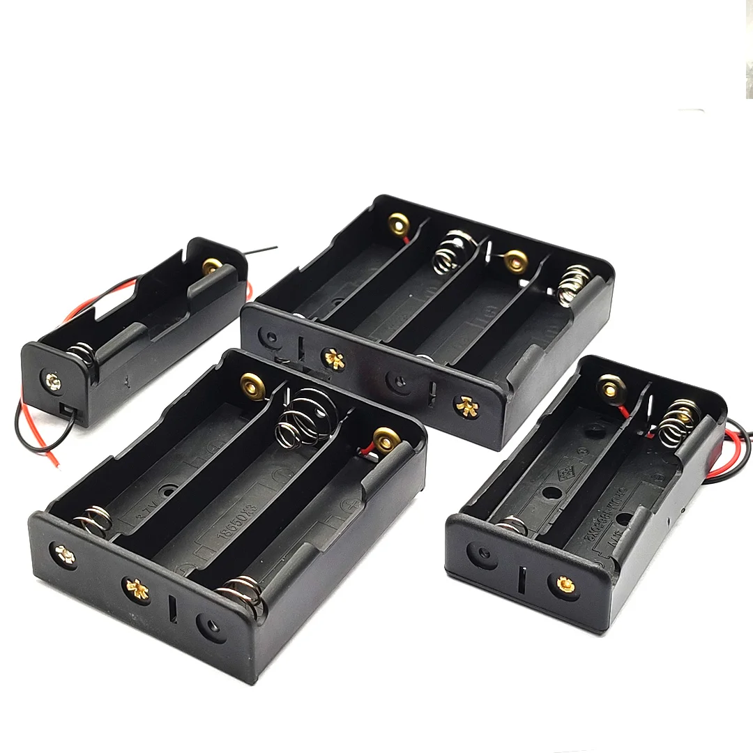 18650 Battery Holder 18650 Battery Storage Box 18650 Battery Case 18650 Box 18650 Holder With Wire Lead Series Connection DIY