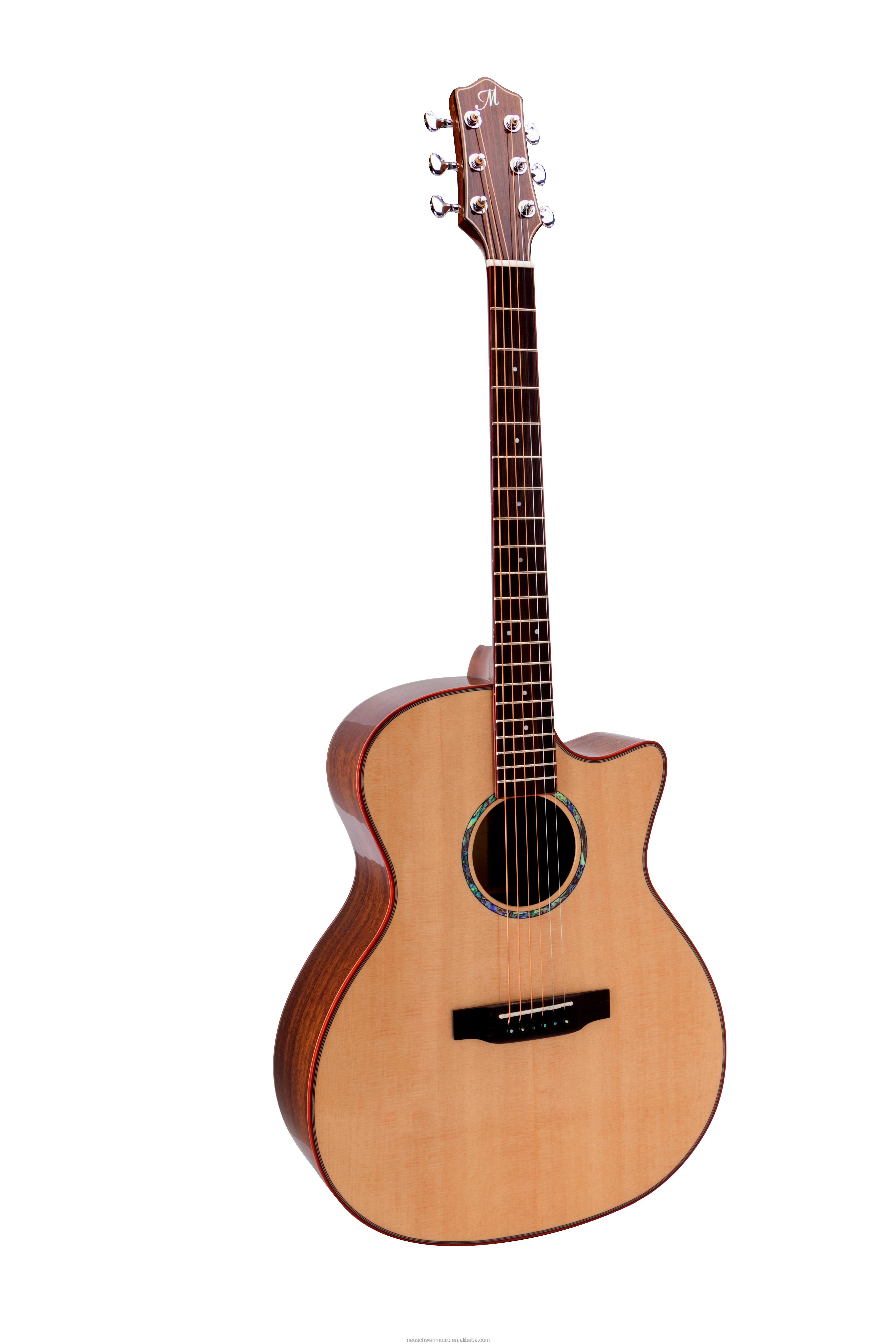 GA Solid Top Mahongany High Quality Acoustic Guitar 41 inch