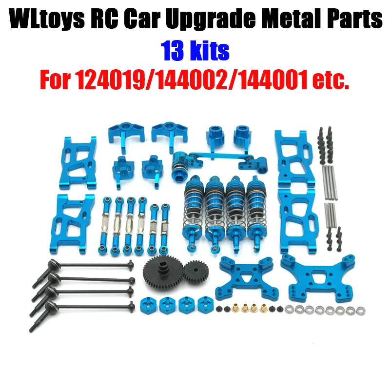 Wltoys 1/14 144001 144010 1/12 124016 17 124018 19 RC Car Metal Upgrading And Modification Parts Vulnerable Kit (292)