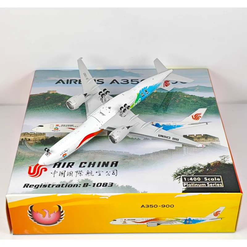 피닉스 1/400 스케일 에어차이나 A350-900 B-1083 다이캐스트 합금 항공기 모델 수집용 장식품
