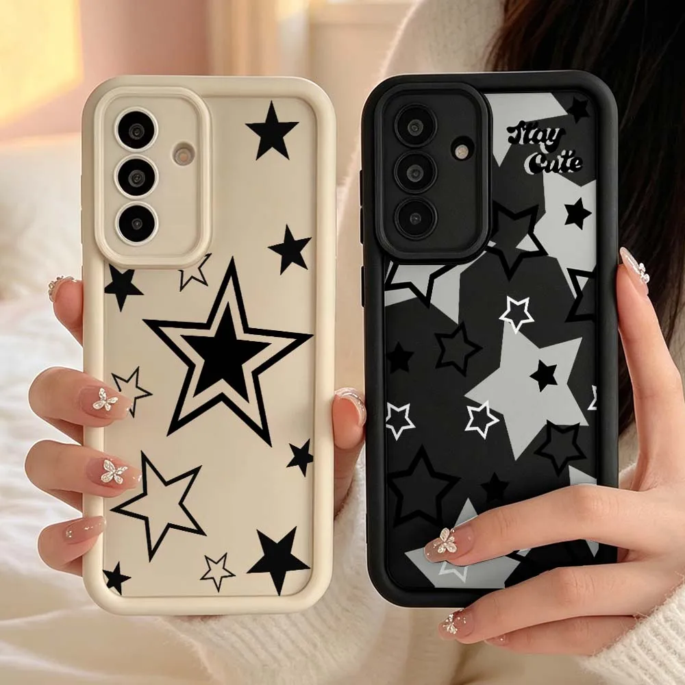 Cartoon Star Pattern Design Gift For Samsung Galaxy A04 M17 A57 A06 A07 A17 A26 A36 A14 A15 A16 Eye Ladder Phone Case