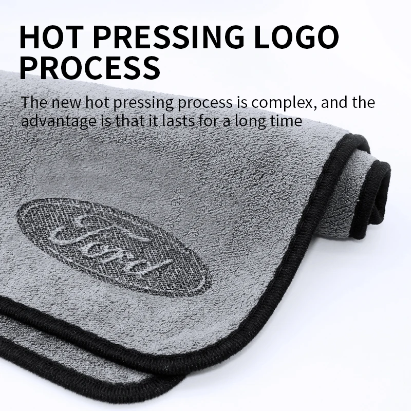 

Car Wash Towel Cotton Car Logo Emblem Soft Cleaning Rag Cloth For Ford Focus 2 3 Kuga Puma Fiesta ST Line MK3 MK2 MK4 S Max F250
