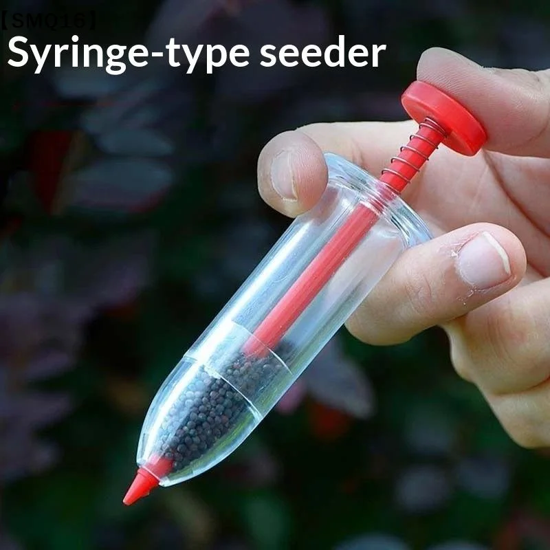 1pc Handheld Seed Dispenser Mini Manual Seeder Tool For Garden Planting Flower Pot  Garden Bed Essential Gardening Supplies【SMQ】