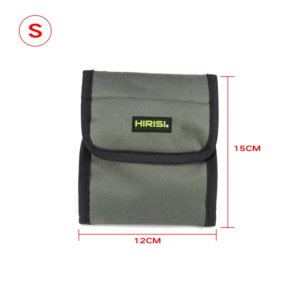 Hirisi Fishing Rig Bag Tackle Zubehör Aufbewahrungstasche für Karpfen Angelgerät Rigs Wallet Hair Rigs Transparente Tragetasche W122