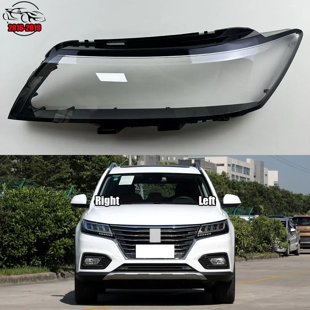 

For Roewe RX5 2016-2019 Headlamp Shell Headlight Cover Transparent Lamp Shade Lens Plexiglass Replace Original Lampshade