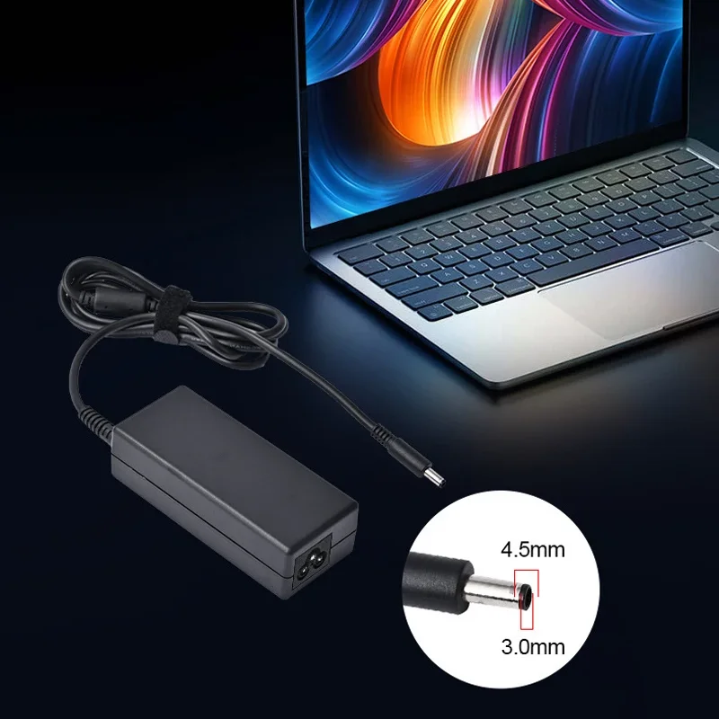19.5V 3.34A 65W 4.5*3.0mm Laptop Adapter for Dell Vostro 15 3561 3562 3565 3568 3572 5568 5370 XPS 13 9333 9344 Charger AC Power