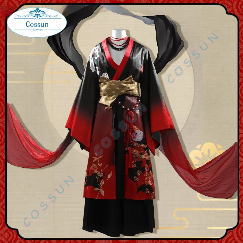 [Customized] Vtuber Nijisanji Vox Akuma Cosplay Costume Luxiem Cosplay Suit Clothing Japanese Kimono Halloween Uniform