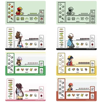 포켓몬 로사 애쉬 케첨 자체 제작 애니메이션 게임 캐릭터 장난감 선물, 클래식 시리즈 카드 패드, 고무 컬렉션 카드 결투 매트 