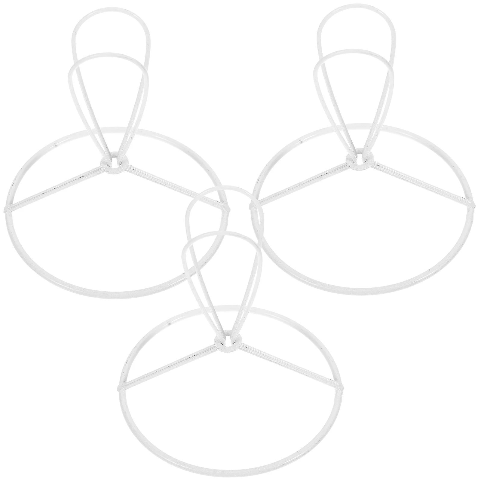 

3pcs Shade Holder Clip On Light Bulb Adapter For Table Desk Lamp Iron Round Bulb Holder Lamp Shade Clip Metal Lampshade Supplies