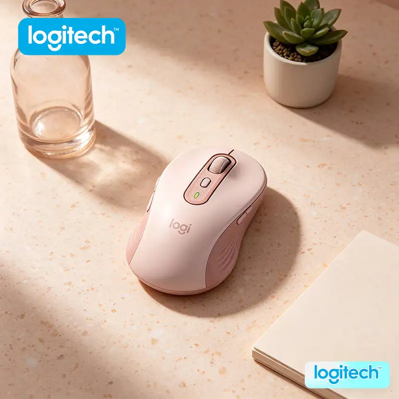 

Logitech M650/M650L/M750 Logitech M750 Silent Office Mouse - Soft Grips, 90% Noise Reduction, 4000 DPI, Range, 20-Month Battery