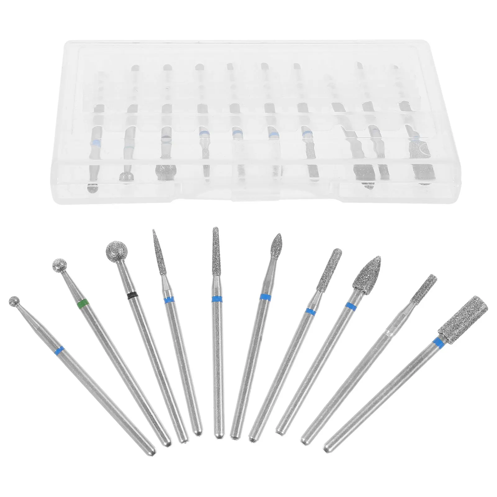 

10Pcs Durable Nail Drill Bits for Manicure Cuticle Cleaner Remove Gel Polish Suitable Home Salon Use Nail Drill Bits