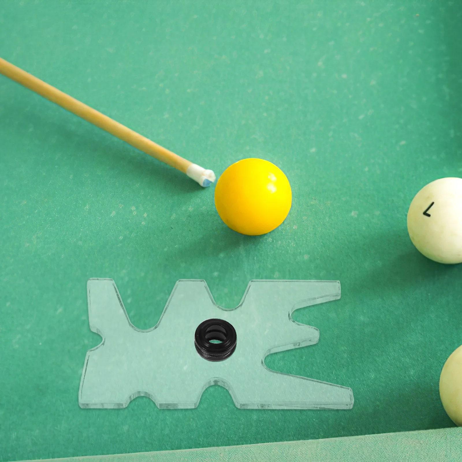 Detachable Billiards Cue Bridge Head Portable Pool Stick Bridge Smooth Sliding Non-Slip Design for Cue Support