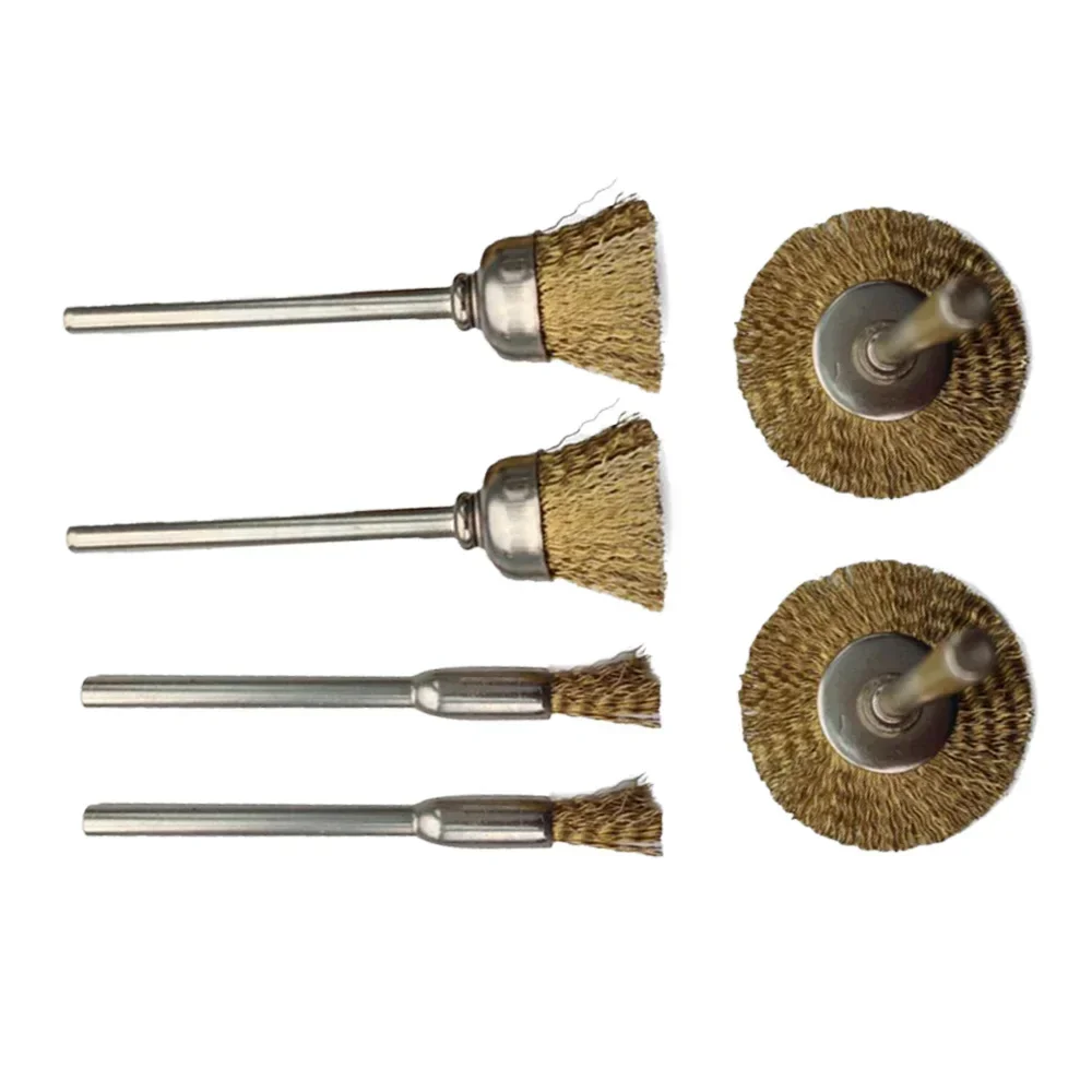 

Eeatop 6pcs/Set Wire Brushes Kit Steel Wire Wheel Brushes Set For Mini Drill Rotary Tools Polishing Dremel Brush