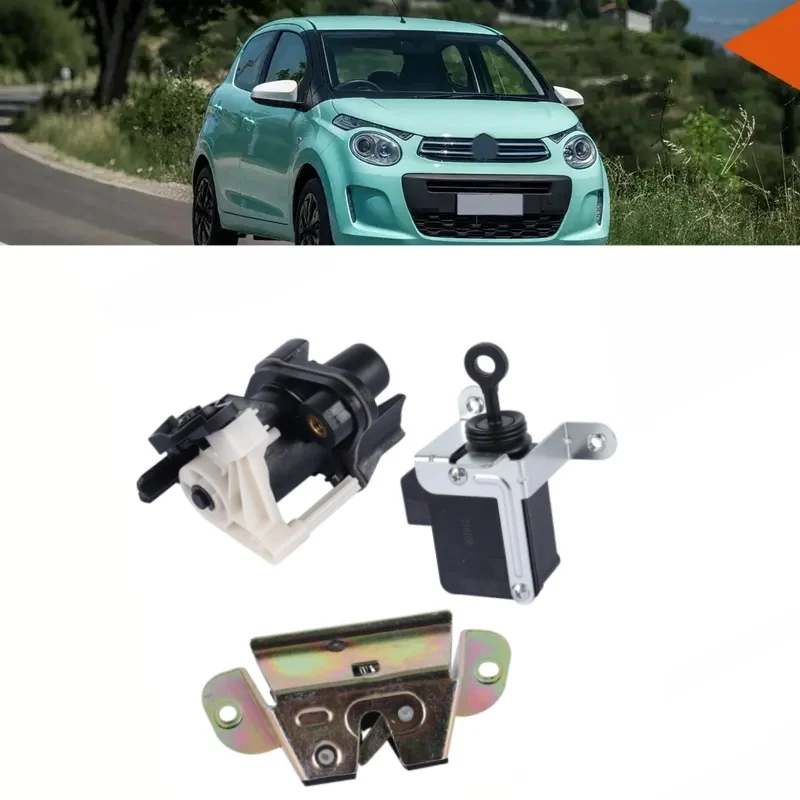 

1Set For Citroen C1 Peugeot 107 Toyota Aygo 05-14 Complete Tailgate Boot Lock Latch Catch Actuator Mechanism Exterior Parts