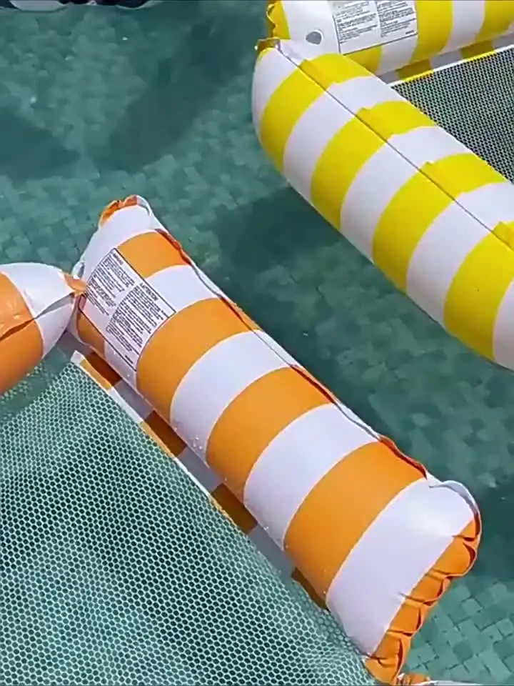 Hamaca Flotante De Agua Con Diseño De Fruta – 2 Piezas Con Bomba – Antideslizante – Portátil