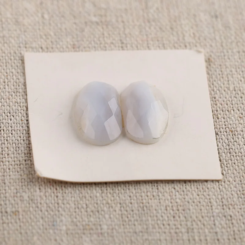 B&F Water Drop Angled Cut Cabochon Pendant Beads, Handmade Natural stones beads, Polished Stones for jewelry Making Supplies