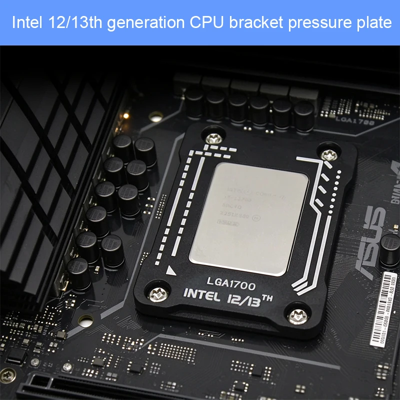 Intel 12/13/14 Gen CPU Anti-Bending LGA1700 Heat Dissipation Pressure Plate Bracket - Bending Correction for Stable Performance