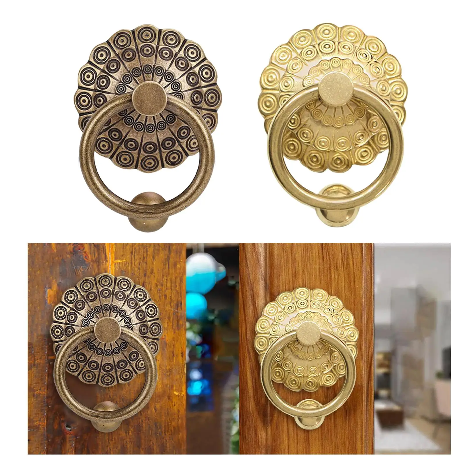 

Латунная дверная фурнитура для входной части, молоток и тяги для деревянных конструкций