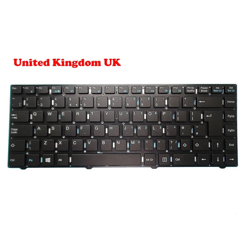 

Клавиатура для ноутбука в Великобритании/США для Medion AKOYA E4213 MD99329 MD99338 MD99353 MD99354 MD99356 MD99412 MD99447 MD99449 MD99483 MD99484