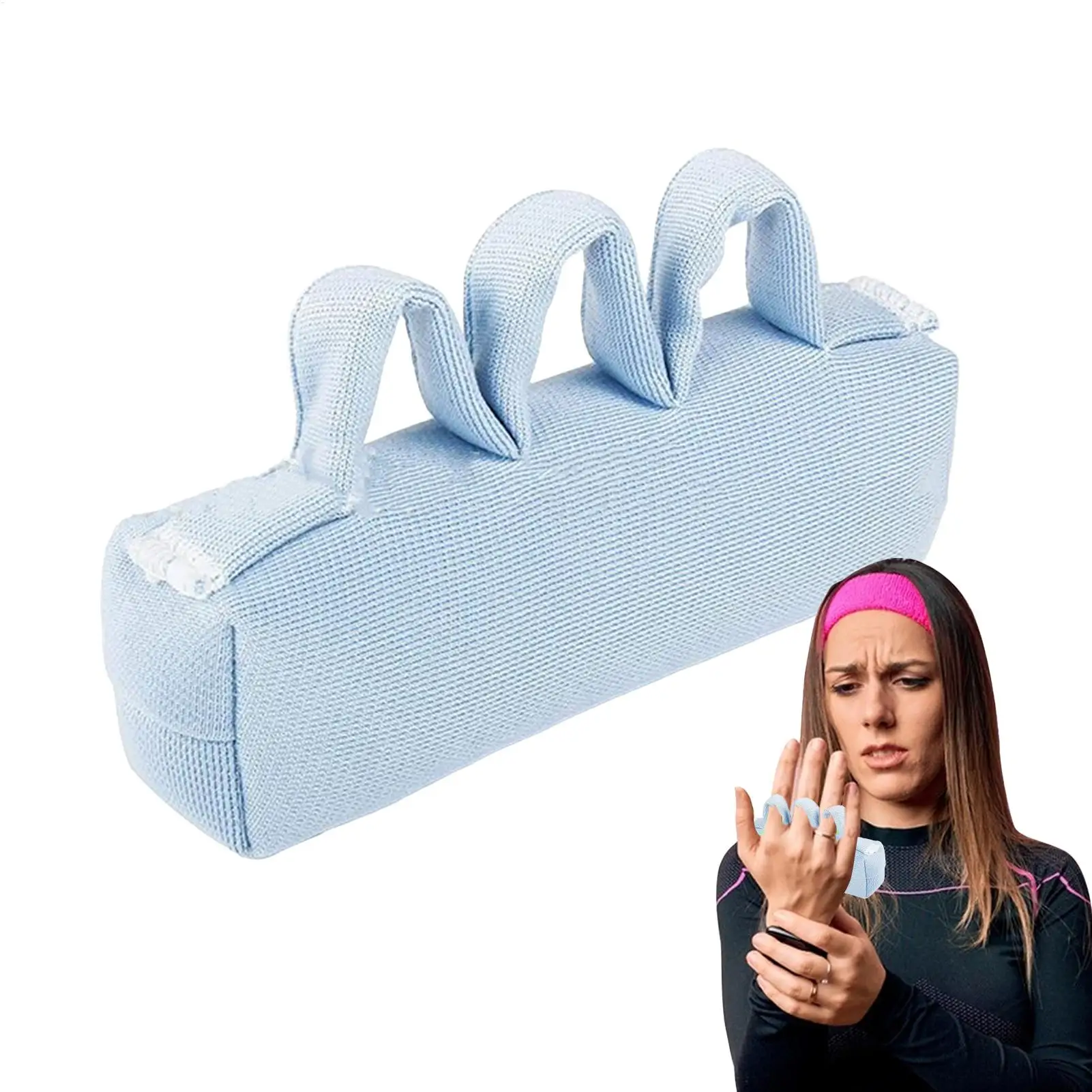 

Hand Contracture Cushion Soft Grip Strengthener Pad Ergonomic Palm Training Cushion For Hospital Home For Patients Adults