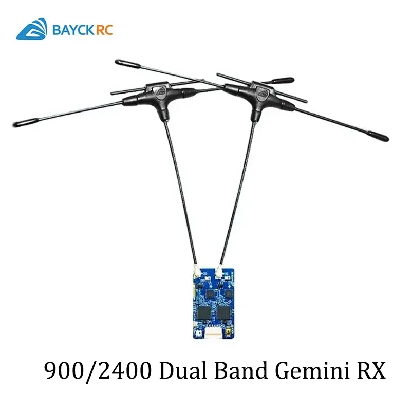 AvaCoreBAYCK ELRS Gemini Dual Band Receiver 900MHz 2.4GHz 915MHz TCXO Long Range For FPV Racing Drone Fixed Wing RC Parts