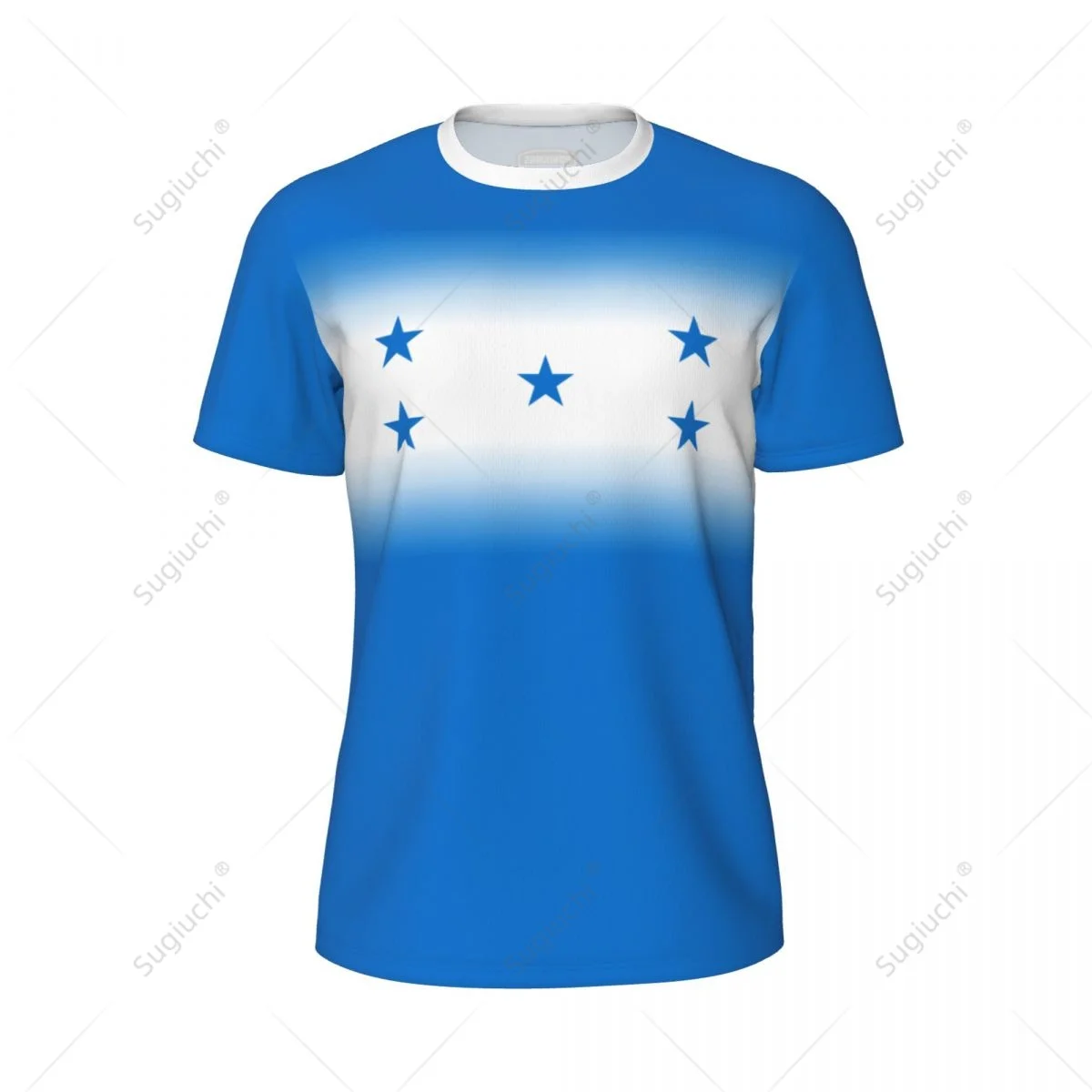 Sports Mesh T-shirt Honduras Flag For Running Bike Soccer Tennis Football Fitness Tees 3D Printed Custom