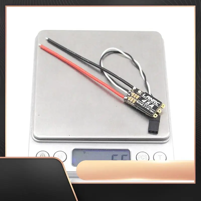 

Blheli S 2-6S Lipo 45A Бесщеточный ESC Встроенный программируемый светодиод RGB D-Shot 150/300/600 ONESHOT125 для деталей RC FPV Drone