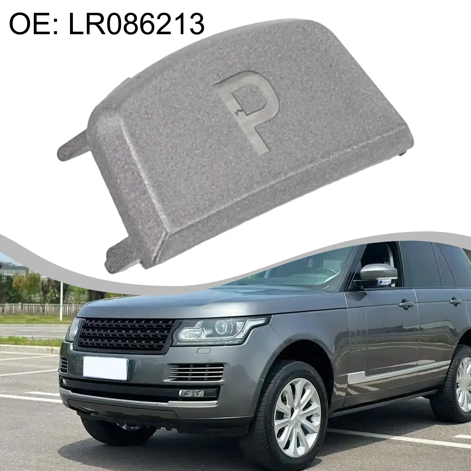 Robust Parking Button Cover designed specifically for Range Rover Sport from Year Models of 2014 to 2020 with Letter P Design