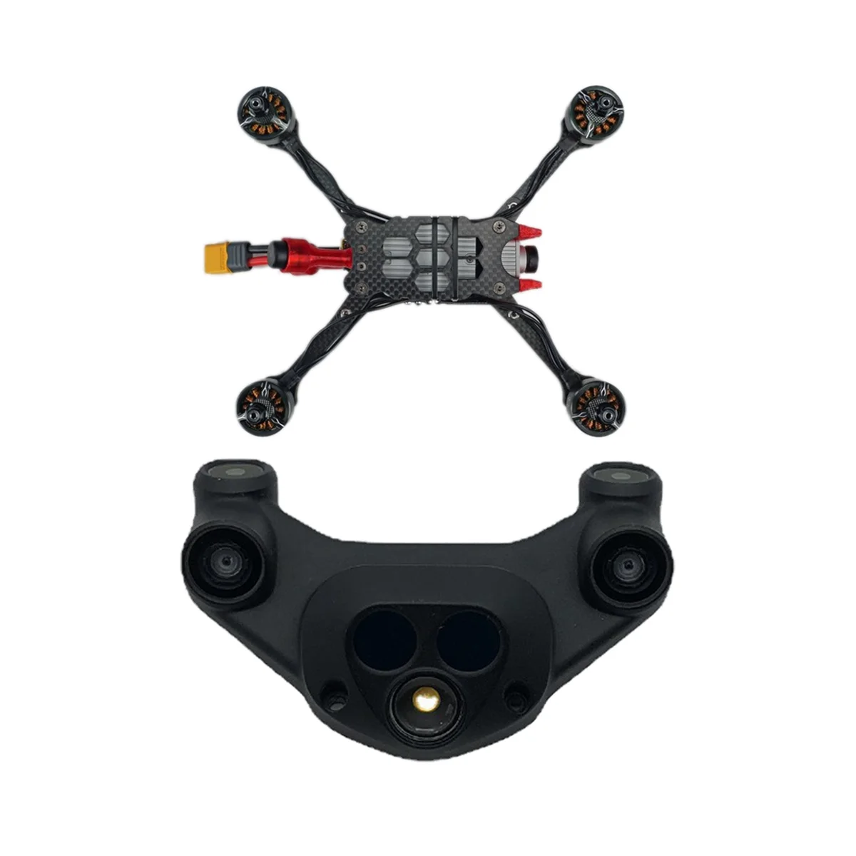 Imagem -04 - Componentes de Visão Inferior para Dji Fpv Montagem do Módulo de Prevenção de Obstáculos Fpv Travessing Machine Peças de Demolição