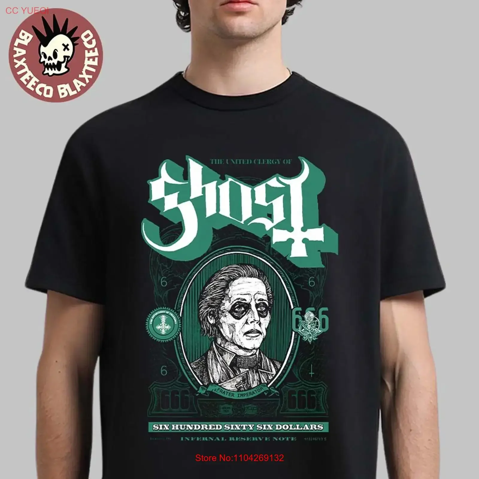 Ghost United Clergy Of Mummy Dust 2025 T Shirt vintage Washed fashion Breathable Slightly Top For Everyday Wear graphic homme