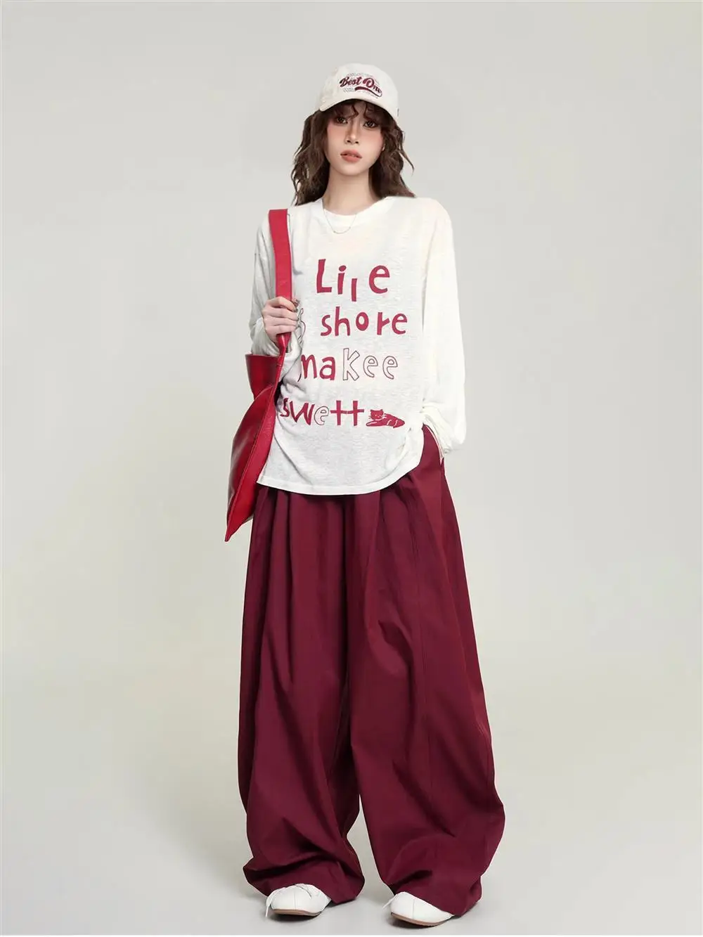 Camisetas de manga larga de algodón para mujer, Harajuku gótico de gran tamaño Y2K, adorno de encaje estético, Tops informales elegantes y cómodos ajustados